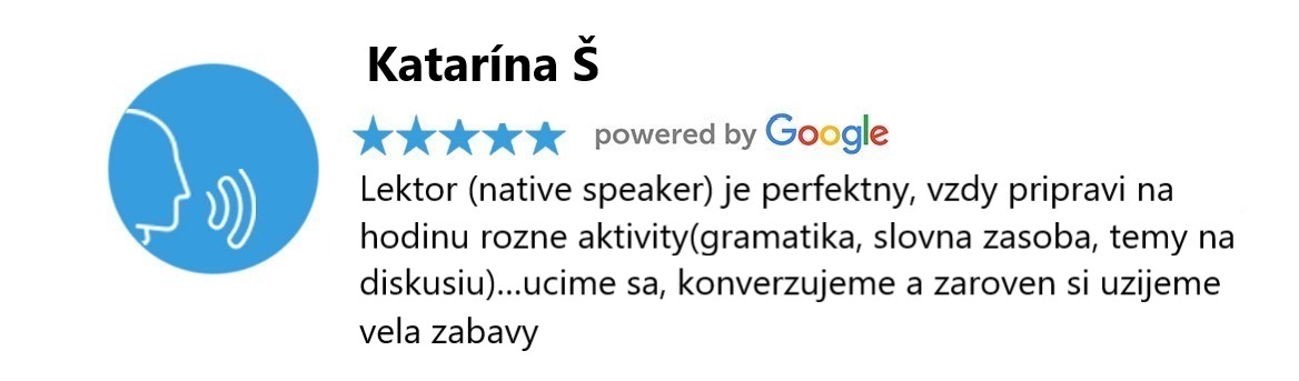 Kurzy angličtiny Bratislava recenzie Katarina Š